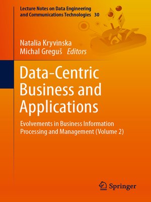 cover image of Data-Centric Business and Applications